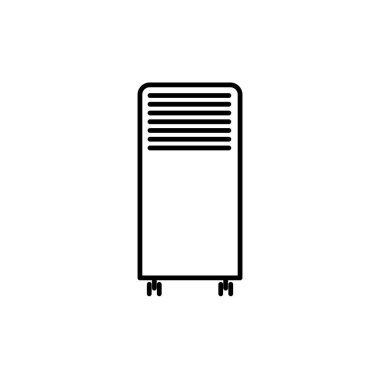 Illustration Vector graphic of air conditioner icon template design