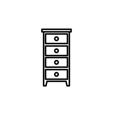 Illustration Vector Graphic of Cabinet icon design template