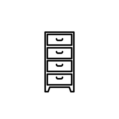 Illustration Vector Graphic of Cabinet icon design template
