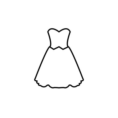 Illustration Vector Graphic of Dress icon design template