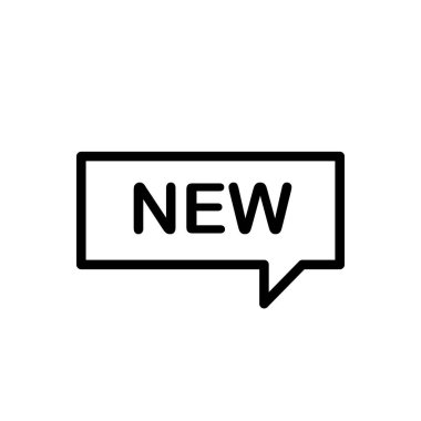 Illustration Vector graphic of new label icon design template