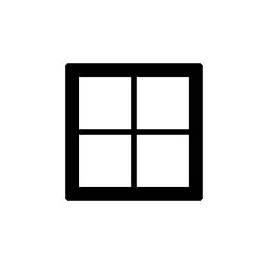 Illustration Vector graphic of window icon design template