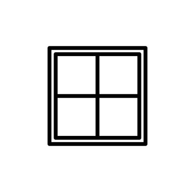 Illustration Vector graphic of window icon design template