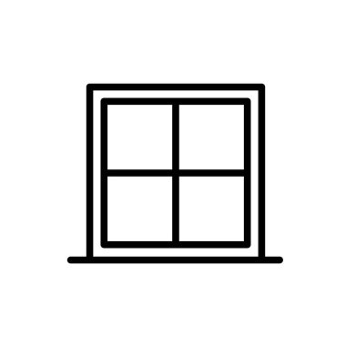 Illustration Vector graphic of window icon design template