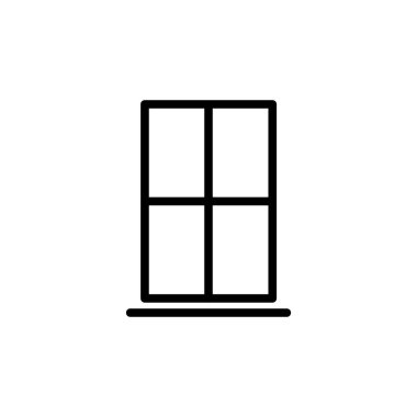 Illustration Vector graphic of window icon design template