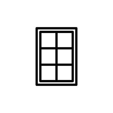 Illustration Vector graphic of window icon design template