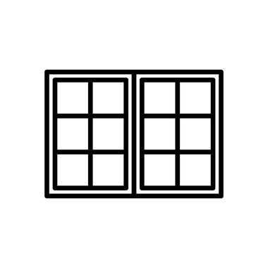 Illustration Vector graphic of window icon design template