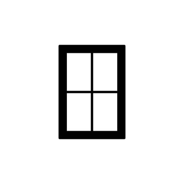 Illustration Vector graphic of window icon design template