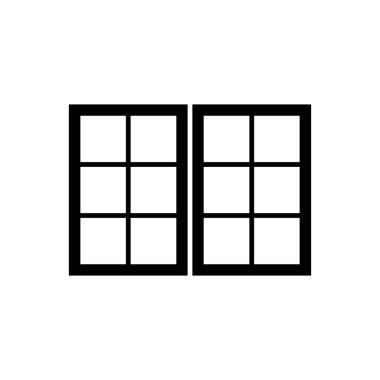 Illustration Vector graphic of window icon design template