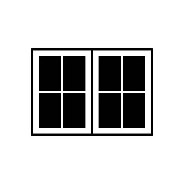 Illustration Vector graphic of window icon design template