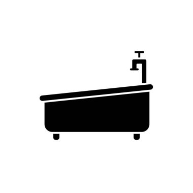 Illustration Vector graphic of bath tub icon  template design