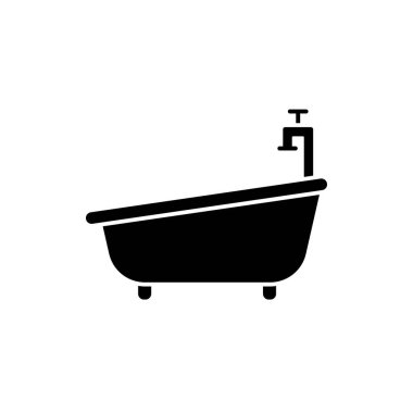 Illustration Vector graphic of bath tub icon  template design
