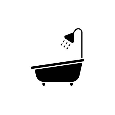 Illustration Vector graphic of bath tub icon  template design