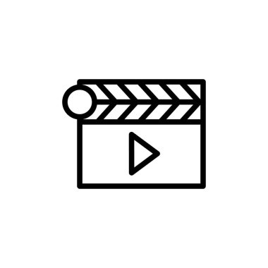 Illustration Vector graphic of clapper icon template design