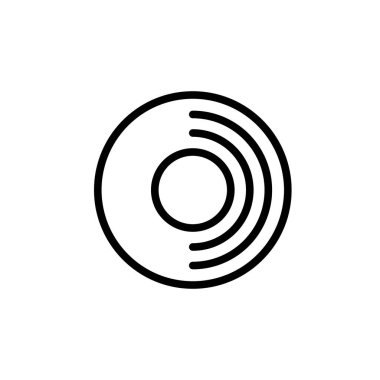 Illustration Vector graphic of disk icon template design