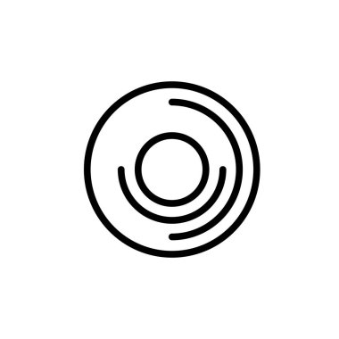 Illustration Vector graphic of disk icon template design