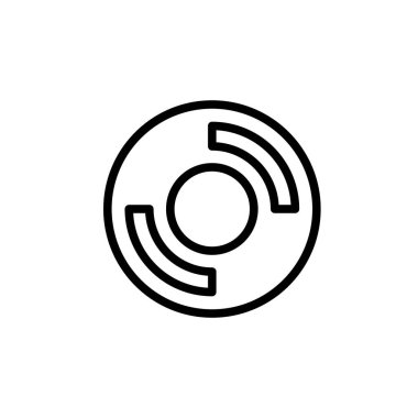 Illustration Vector graphic of disk icon template design