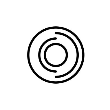 Illustration Vector graphic of disk icon template design