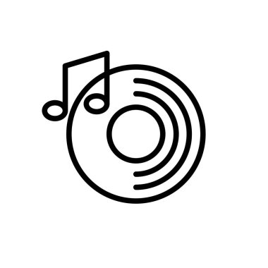 Illustration Vector graphic of disk icon template design