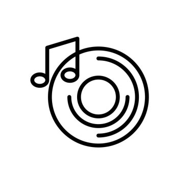 Illustration Vector graphic of disk icon template design