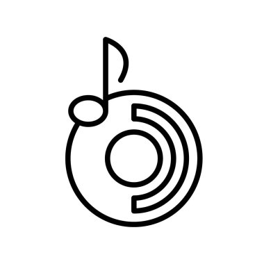 Illustration Vector graphic of disk icon template design