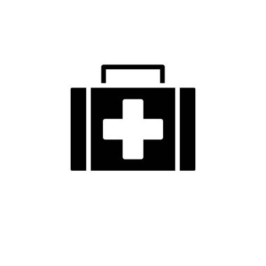 Illustration Vector graphic of first aid medical box icon template design