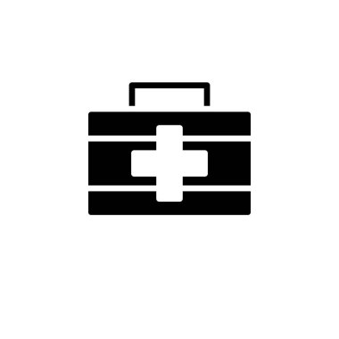 Illustration Vector graphic of first aid medical box icon template design