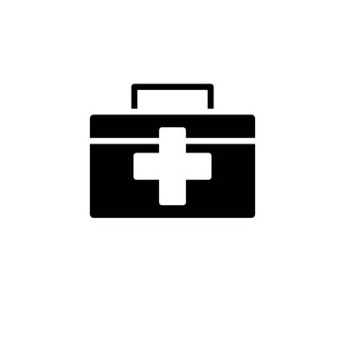 Illustration Vector graphic of first aid medical box icon template design