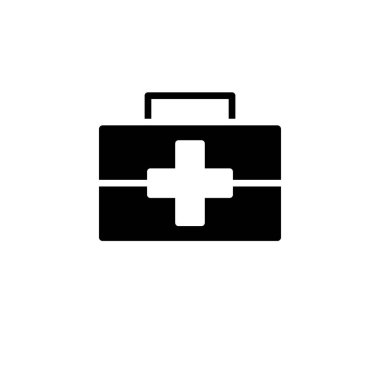 Illustration Vector graphic of first aid medical box icon template design