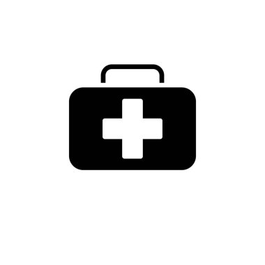 Illustration Vector graphic of first aid medical box icon template design