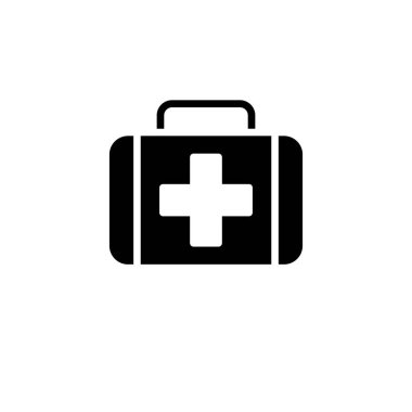 Illustration Vector graphic of first aid medical box icon template design