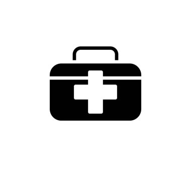 Illustration Vector graphic of first aid medical box icon template design