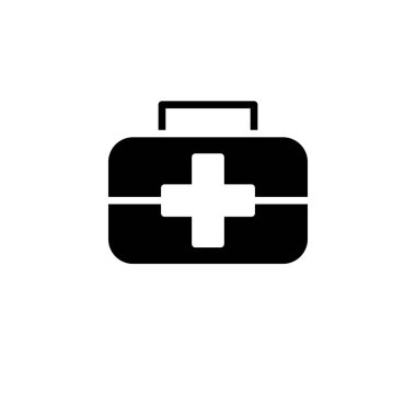 Illustration Vector graphic of first aid medical box icon template design