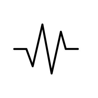 Illustration Vector graphic of heart pulse icon template design