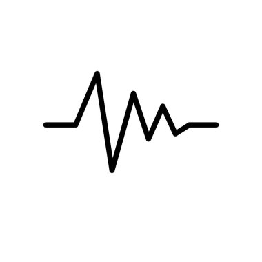 Illustration Vector graphic of heart pulse icon template design