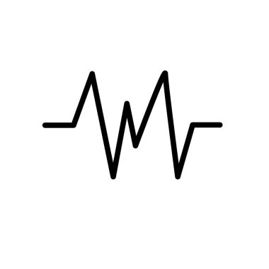 Illustration Vector graphic of heart pulse icon template design