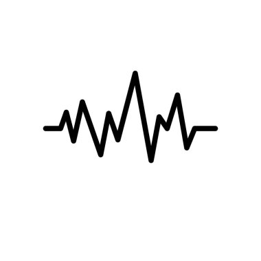 Illustration Vector graphic of heart pulse icon template design