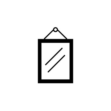 Illustration Vector graphic of mirror icon template design