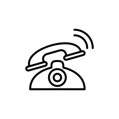 Illustration Vector graphic of telephone icon template design