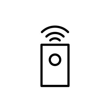 Illustration Vector graphic of remote control icon template design