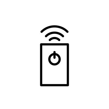 Illustration Vector graphic of remote control icon template design