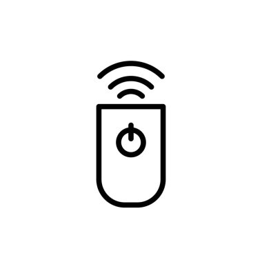 Illustration Vector graphic of remote control icon template design