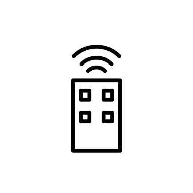 Illustration Vector graphic of remote control icon template design