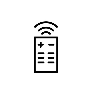 Illustration Vector graphic of remote control icon template design