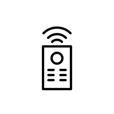 Illustration Vector graphic of remote control icon template design