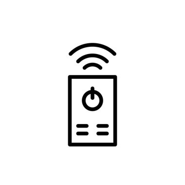 Illustration Vector graphic of remote control icon template design
