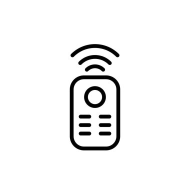 Illustration Vector graphic of remote control icon template design
