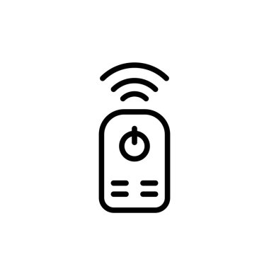 Illustration Vector graphic of remote control icon template design