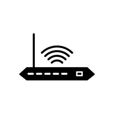 Illustration Vector graphic of router icon template design