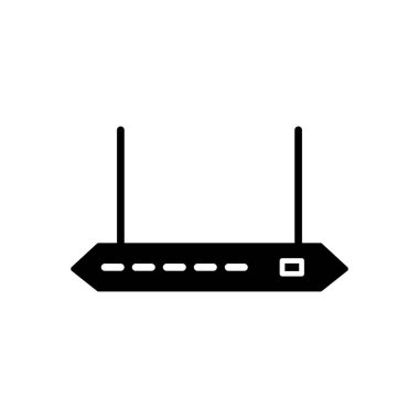 Illustration Vector graphic of router icon template design